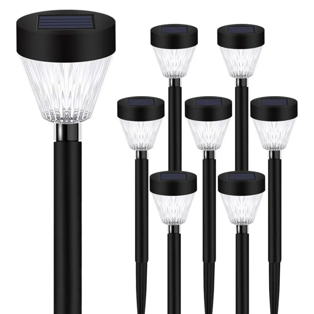 Ridalux Colorful Solar Pathway Garden Outdoor Lights 12 Pack Changin Color New - Picture 4 of 6